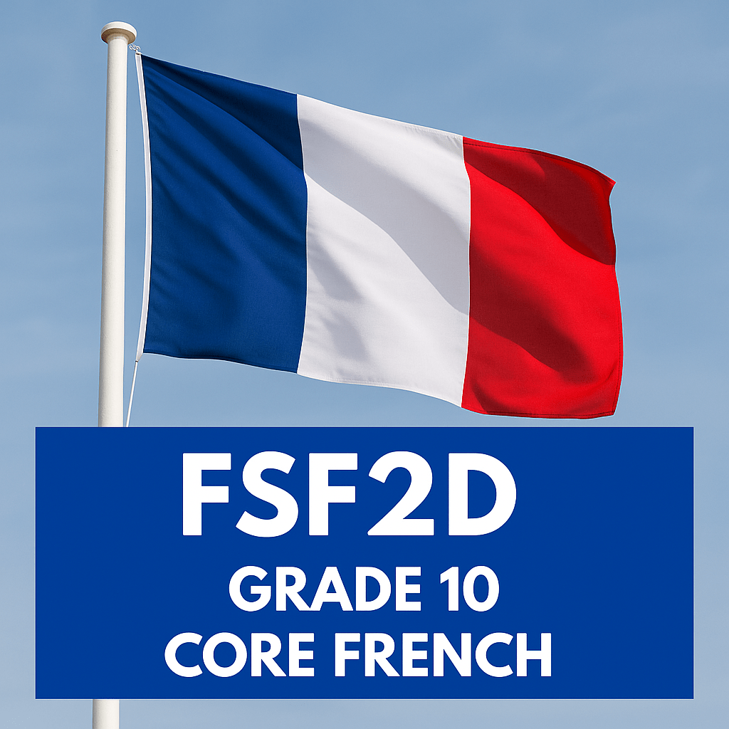 fsf2d grade 10 core frencH