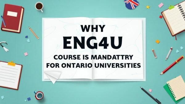 Why ENG4U Course is Mandatory for Ontario Universities
