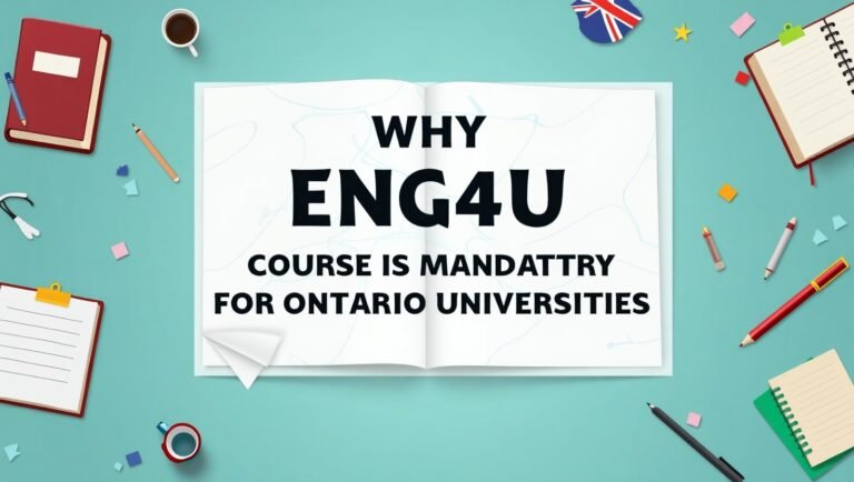 Why ENG4U Course is Mandatory for Ontario Universities