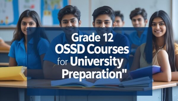 Grade 12 OSSD Courses for University Preparation
