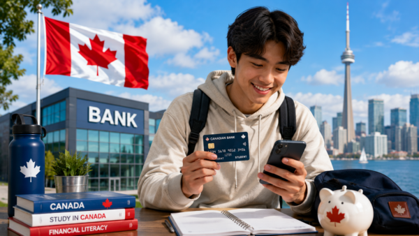 best bank account for international high school students in Canada