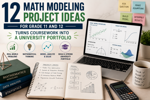 12 Math Modeling Project Ideas for Grade 11 and 12 Turns Coursework Into a University Portfolio