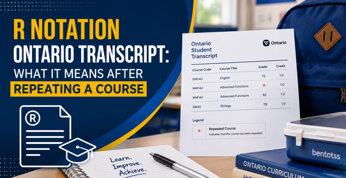R Notation Ontario Transcript