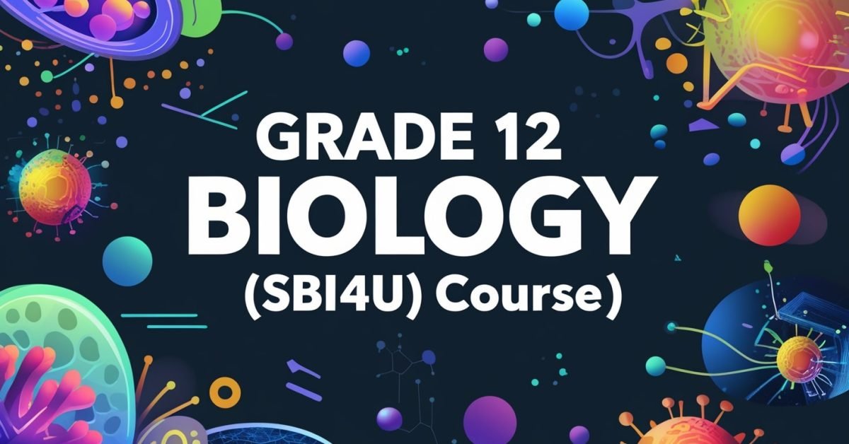 Grade 12 Biology SBI4U Course Online | How To Study Effectively | USCA ...