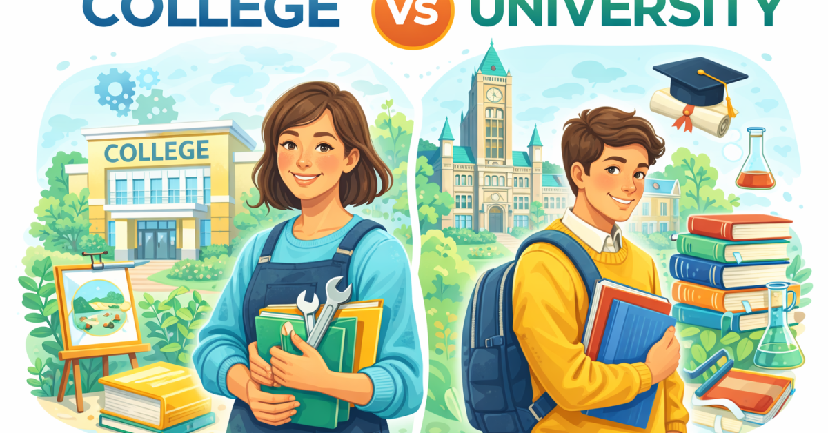collage vs university